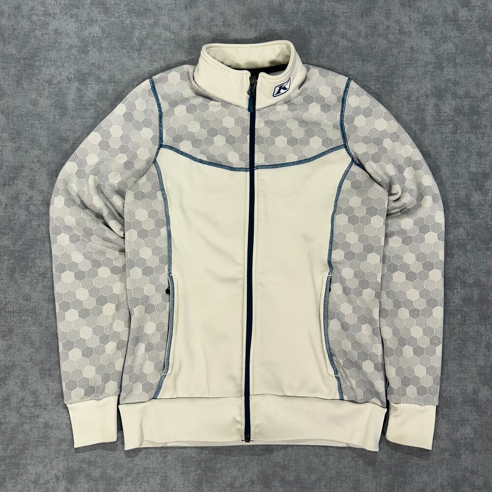 Klim Sundance Fleece Motorcycle Mid Layer Jacket White Womens Medium